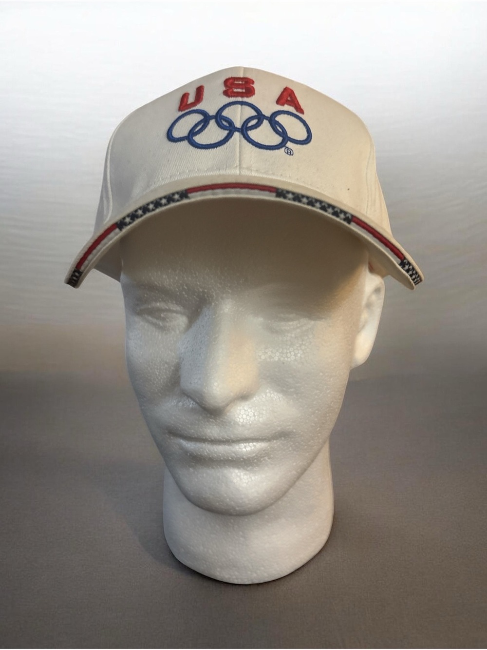 USA Olympic Cap with Red, White & Blue Details adjustable NWOT🇺🇸